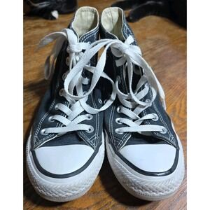 Converse All Star Chuck Taylor Womens Size 6 Shoes Black White High Top Sneakers